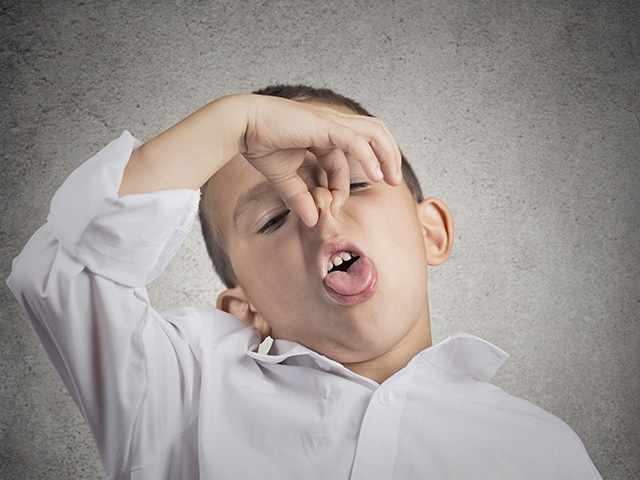 bad odor tooth decay