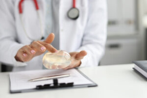 saline or silicone implants shaped implants